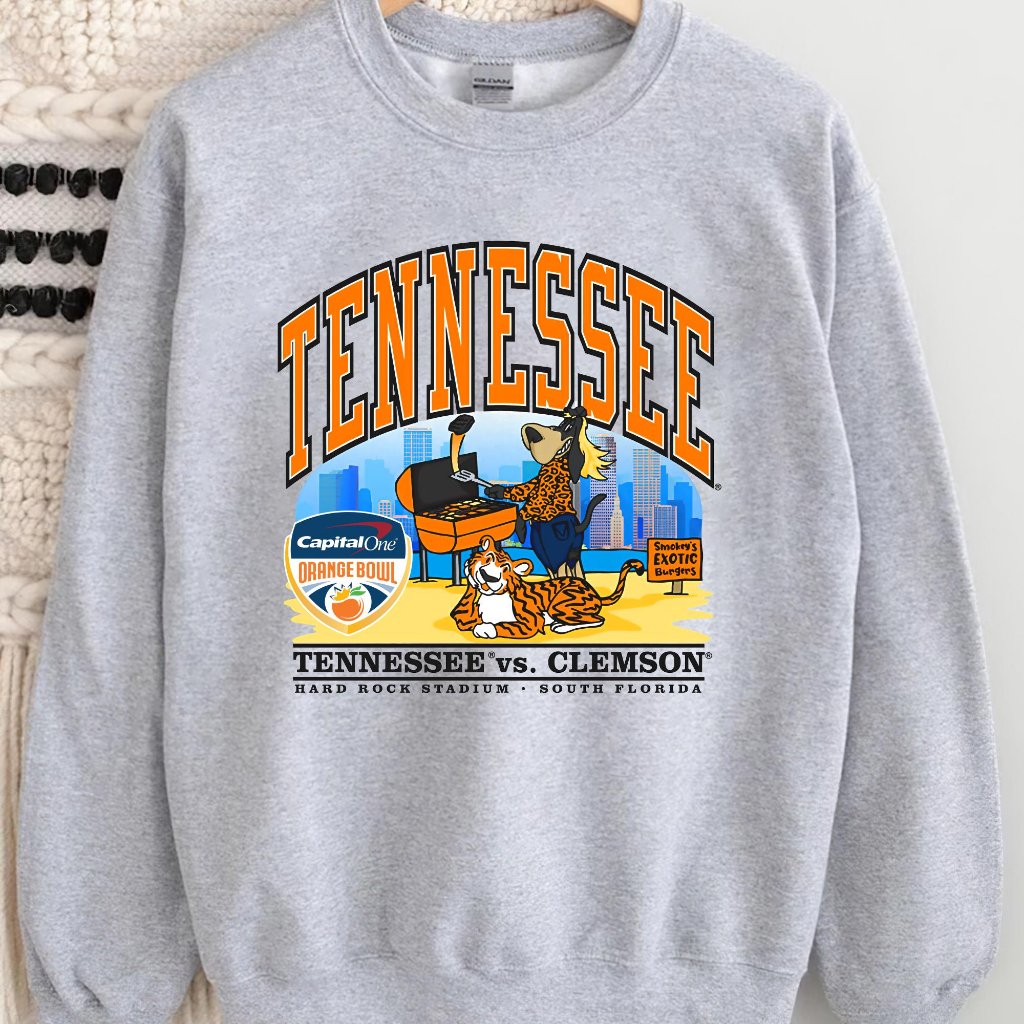 2022 Tennessee Orange Bowl Tennessee Vs Clemson Sweater College Football Pm